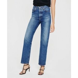 AG Alexxis Straight Leg Jean Size 27 High Rise Vintage Fit